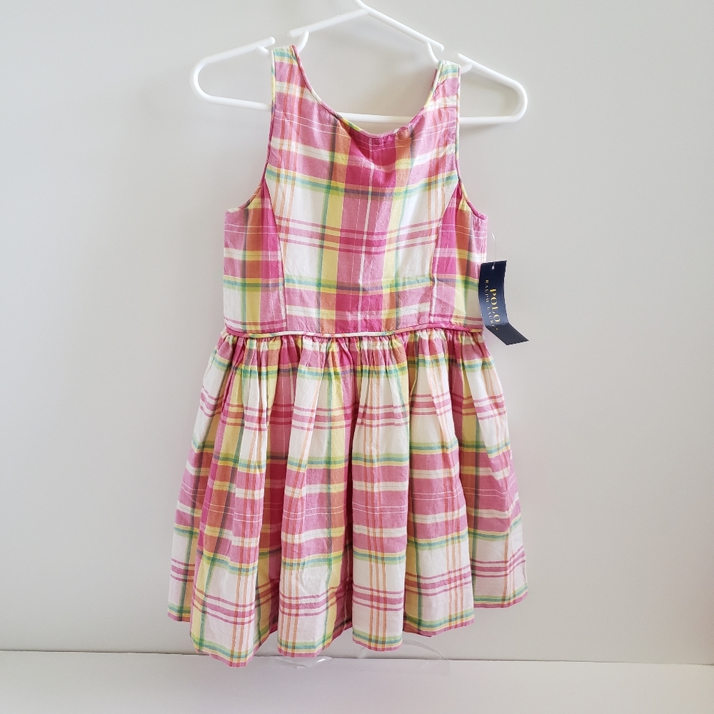 NWT Spring Plaid Polo dress
